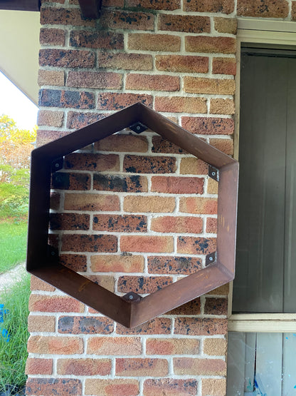 Hexagonal Firewood Rack